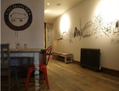 南川教你判断手绘墙质量的好坏。