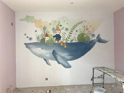 南川手绘墙的特点及优势。